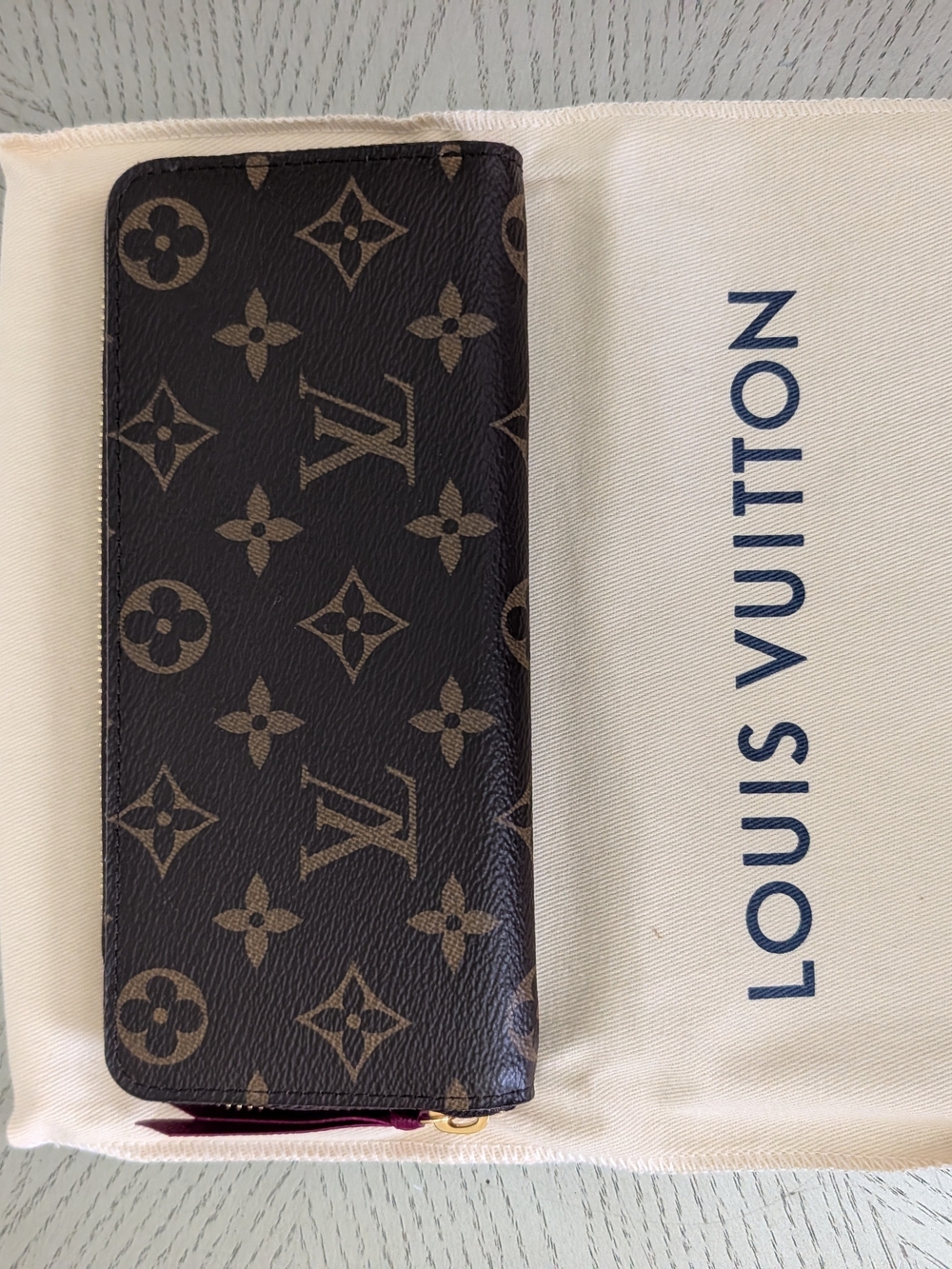 Louis Vuitton Monogram Long Wallet - Brown/Tan